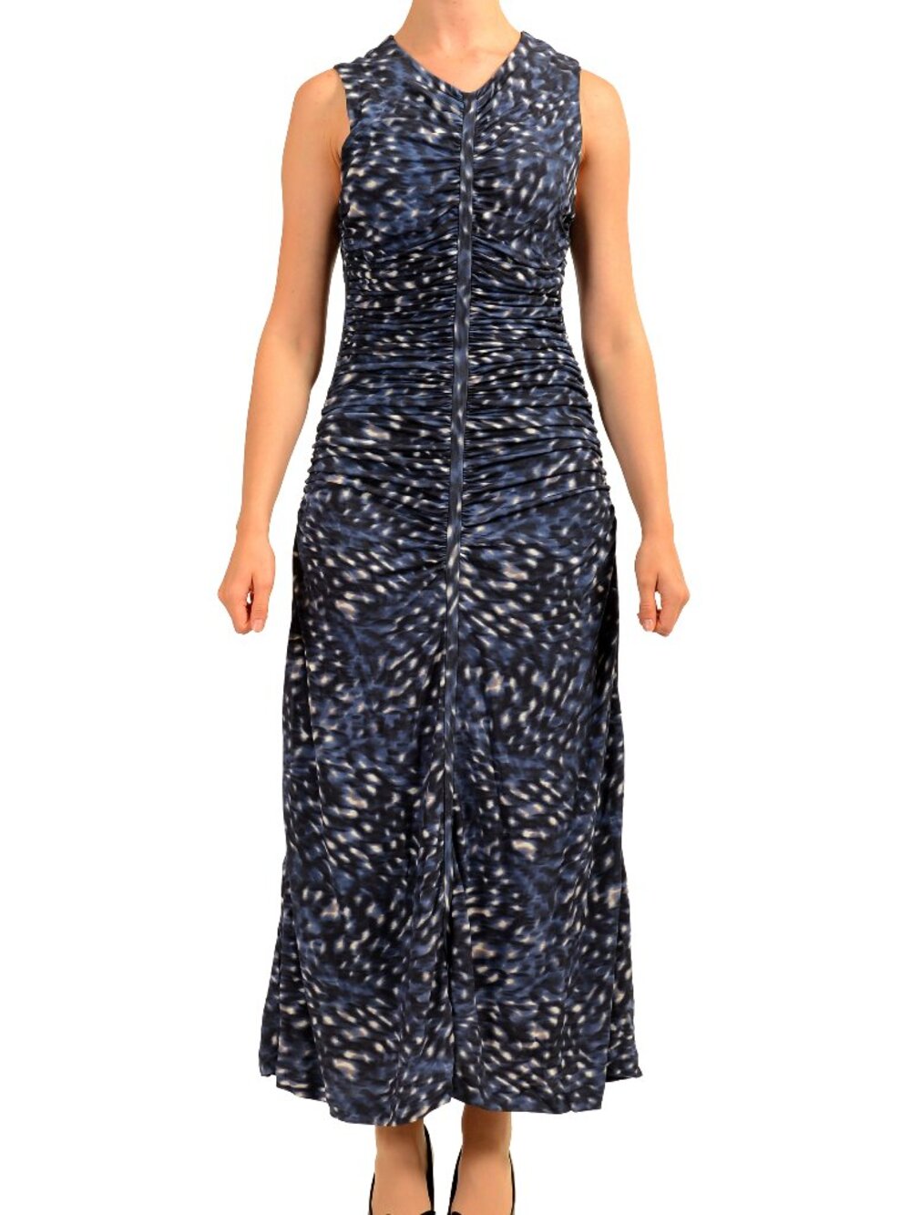 Hugo Boss Women's " Elamo_AOP" Stretch Multi-Color A-Line Dress US S IT 40